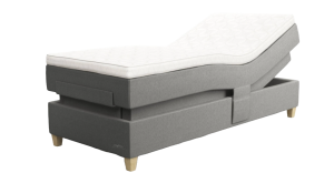 Jensen Beds Supreme Aqtive II Elevationsseng - Oyster Grey 320