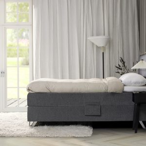 Jensen Beds Prestige Aqtive II Elevationsseng - Dark Grey 426 - Side