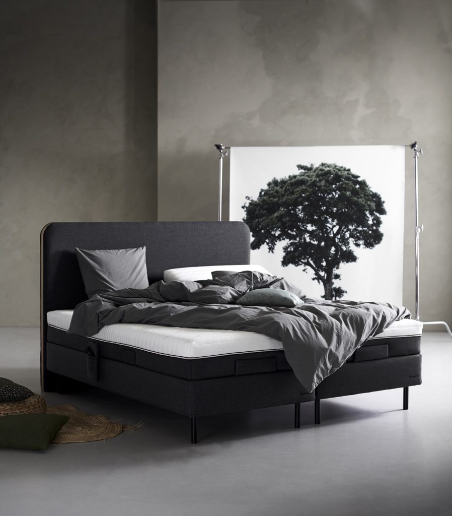 Dunlopillo Pure Deluxe Elevationsseng - Antracit - Inspiration