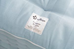 Saffron Beds Cashmere De Luxe Topper - Blue