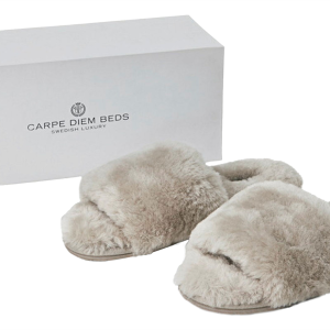 Carpe Diem Beds Slippers Warm Grey