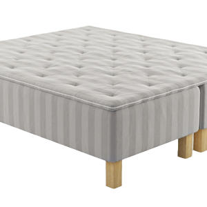 Saffron Beds Stella Boxmadras - Silver-Grey