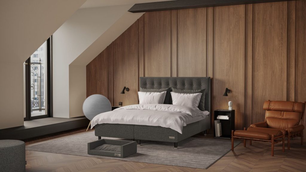 Carpe Diem Beds Malö Boxmadras - Luxury Dark Grey - Lifestyle